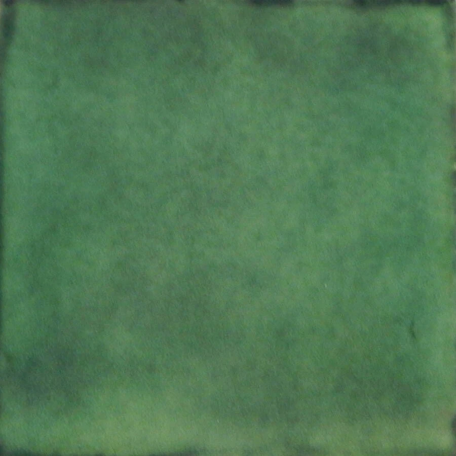 Mexican Tile Handmade Talavera Backsplash Handpainted Washed Green # S002 - Image 1 of 1