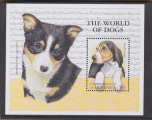 2000 Dominica Com. Dogs SG MS 2761c MUH - Picture 1 of 1