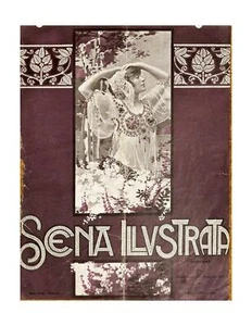 Scena Illustrata Arts Literature Music Theatre Cover woman 4 1900 - Picture 1 of 1
