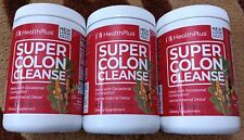 3 Pack Super Colon Cleanse 12 Oz Powder !! Health Plus !! Gluten Free !!