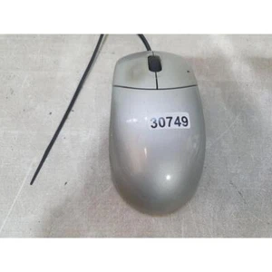 SAGM002 Mechanical Mouse Silver & Black Wired PS/2 3-Buttons Scroll Wheel for PC - Picture 1 of 11