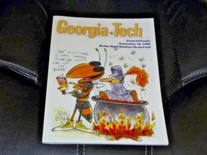 1999 CENTRAL FLORIDA AT GEORGIA TECH COLLEGE FOOTBALL PROGRAM NEAR MINT - Picture 1 of 1