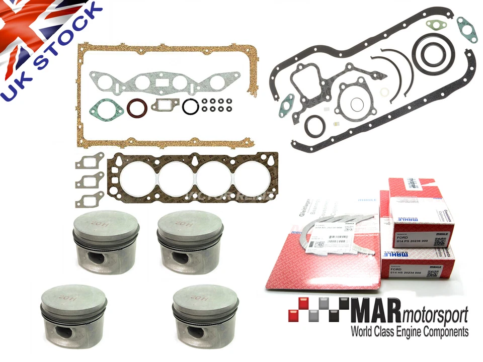 FORD Pinto | RS2000 | Sierra | Capri Engine Rebuild Kit Gaskets Pistons Bearings - Image 1 of 1