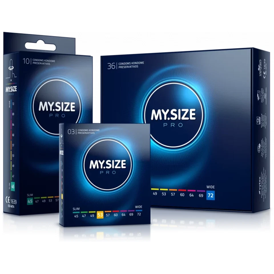 My.Size Pro Preservativo Maschile in Lattice Vytex Ultrasottile e Trasparente Foto 1 de 1