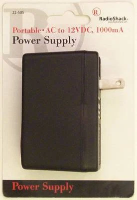 Fuente de alimentación de 120 VCA a 12 VDC 1000 mA enchufe para encendedor de cigarrillos ~ RadioShack 22-505 Foto 1 de 3