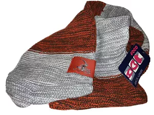 Foco NFL Cleveland Browns Loop/Infinity Schal 36" lang geschlungen lizenziert neu - Bild 1 von 2