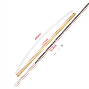 RC Boat 6.35mm 1/4" Flexible Shaft 603mm for Gasoline RC Speed Boat Vee CAT - Picture 1 of 15