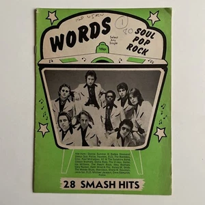 WORDS Song Book Magazine -1980 January, Showaddywaddy, Rod Stewart - Picture 1 of 2