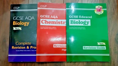 CGP GCSE AQA Biology, Chemistry & Biology Set Of 3 Books - Image 1 of 4