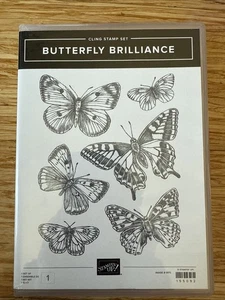 Stampin Up Butterfly Brilliance Cling Stamp Set - Picture 1 of 3