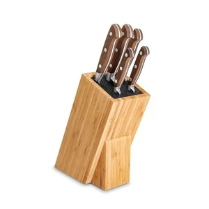 Bloc en bois de 5 couteaux forgé Georges inox - Imagen 1 de 2