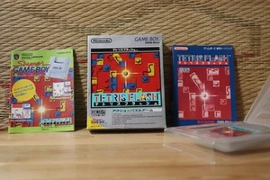 Tetris Flash w/box manual flyer Japan Nintendo Gameboy GB Very Good+ Condition! - Picture 1 of 4
