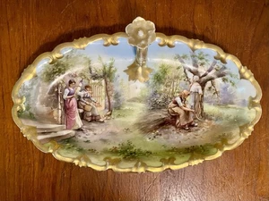 Antike Graf Thun Wien Österreich Porzellan handbemalt Servierschale - Bild 1 von 7