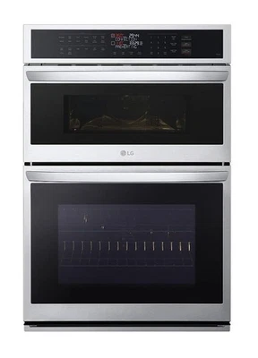 Horno de pared combinado inteligente de acero inoxidable LG LWC3063ST 30 Foto 1 de 4