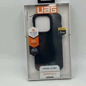 Funda UAG Metropolis LT para Apple iPhone 15 PRO (6,1") Negra Nueva en Caja - Imagen 1 de 5