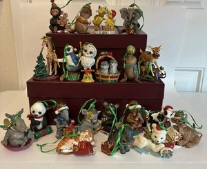 Seltenes Sammlerstück Neu Danbury Mint Baby Ornamente Sammlung 21 Stück mit Box - Bild 1 von 15