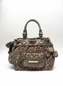 Borsa a mano Juicy Couture Cheetah Big Glam - Foto 1 di 23