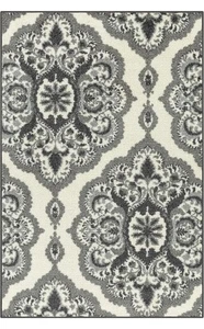 Chic 5' x 3' Medallion Rug - Perfect for Bedrooms & Entryways, Safe & Washable - Picture 1 of 5