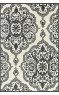 Chic 5' x 3' Medallion Rug - Perfect for Bedrooms & Entryways, Safe & Washable - Image 1 of 4