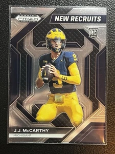 2024 Panini Prizm Draft Picks - New Recruits J.J. McCarthy #NR-JMY (RC) - Picture 1 of 1