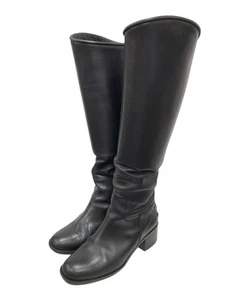 Chanel Stiefel Damen Größe 36,5 Schwarz Leder - Bild 1 von 10