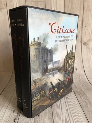 Folio Society Citizens French Revolution Simon Schama 2 Vols In Slipcase Ex Cond - Image 1 of 4