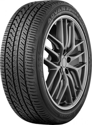 Yokohama Advan Sport A/S+ 245/40R18 97Y XL BW Tire (QTY 1) 110140636 2454018 - Imagem 1 de 4
