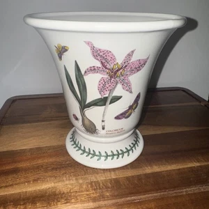 Portmeirion England Botanic Garden 7" Oval Vase Meadow Safrron - Picture 1 of 6