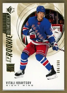 2020-2021 SP Hockey Authentics Gold Vitali Kravtsov 698/999 Rookie - Picture 1 of 2