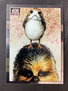 2023 Topps Chrome Star Wars Galaxy #64 Odd Couple - Picture 1 of 2
