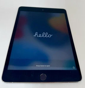 Apple iPad mini 4 128GB, WLAN Wifi 20,07 cm, (7,9 Zoll) - Spacegrau - Bild 1 von 19