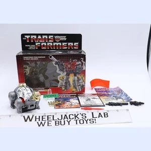 Sludge w/ BOX & INSERT 100%Complete 1985 Vintage Hasbro G1 Transformers NM - Picture 1 of 10