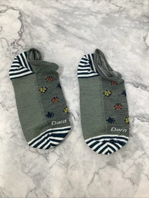 Darn Tough Woman’s S Multicolor Ladybug Patterned No-show Socks S53 - Image 1 of 4