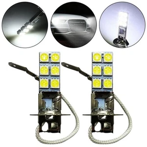 Set of 2 H3 LED Fog Lights with High Lumens and White Color Temperature - Picture 1 of 12