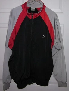 Puma Giacca Da Uomo Nera Grigia e Rossa Luce Large - Foto 1 di 3