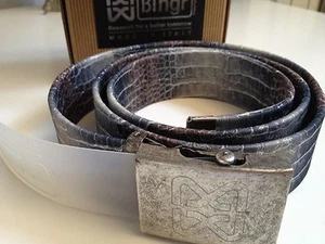 CINTURA ARTIGIANALE MADE IN ITALY FASHION HAND MADE TRENDY BELT - Foto 1 di 2
