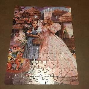 Vintage Wizard of Oz 100 Piece Golden Jigsaw Puzzle, Dorothy and Glenda ~ Flawed
