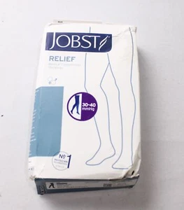 Jobst Unisex Relief Thigh High Compression Stockings 30-40 mmHg NN7 Beige M NWT - Picture 1 of 7