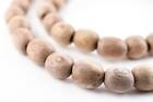 Oval Rosewood Beads 9x6mm Brown Wood Large Hole 16 Inch Strand