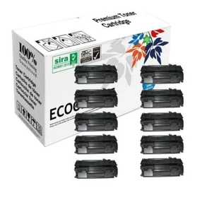 10 PK Black Laser Toner Cartridges 80A CF280A For HP Laserjet Pro M401dw M425dn - Picture 1 of 3