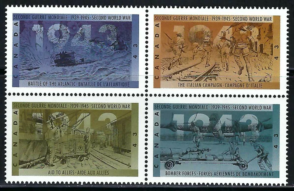 CANADA - SCOTT 1506a - VFNH -  SECOND WORLD WAR - 1943 - 1993 — 第 1/1 张图片