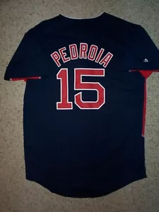 ($50) Boston Red Sox DUSTIN PEDROIA mlb Jersey JUVENTUD NIÑOS NIÑOS NIÑOS (L-LG-GRANDE) - Imagen 1 de 3