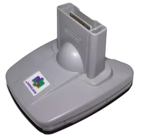 Original N64 Nintendo Transfer Pak NUS 019 para Pokemon Stadium - Imagen 1 de 2