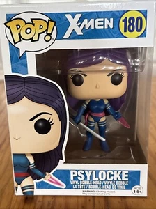 Funko Pop Psylocke #180 Vaulted X-Men Marvel - Rare - In Protector - Picture 1 of 8