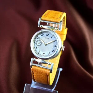 Vintage Zenith Watch Collectible Antique Marriage Swiss Wristwatch Serviced - Picture 1 of 12