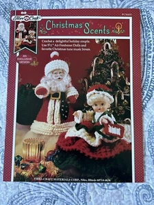 Fibre Craft Christmas Scents Crochet Pattern FCM433 Mr.& Mrs. Claus - Picture 1 of 3