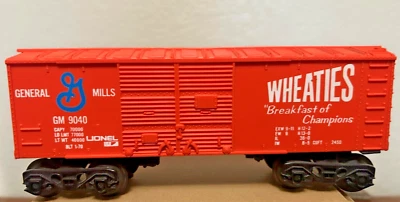WHEATIES by BIG G - GENERAL MILLS - O SCALE  LIONEL CAR - DOUBLE DOORS VINTAGE - Image 1 of 2