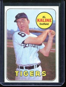 1969 Topps Baseball # 410 Al Kaline (NM) Near Mint - Picture 1 of 2