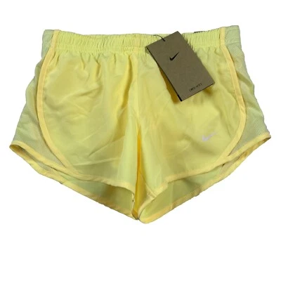 Nuevos Pantalones Cortos para Correr Nike Niñas Dri-Fit Tempo 3” Forrados Amarillos Niños Talla XS PRECIO DE VENTA SUGERIDO POR EL FABRICANTE $25 Foto 1 de 4