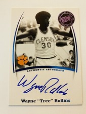 2007-08 Press Pass Legends Saturday Signatures Wayne Tree Rollins Autograph